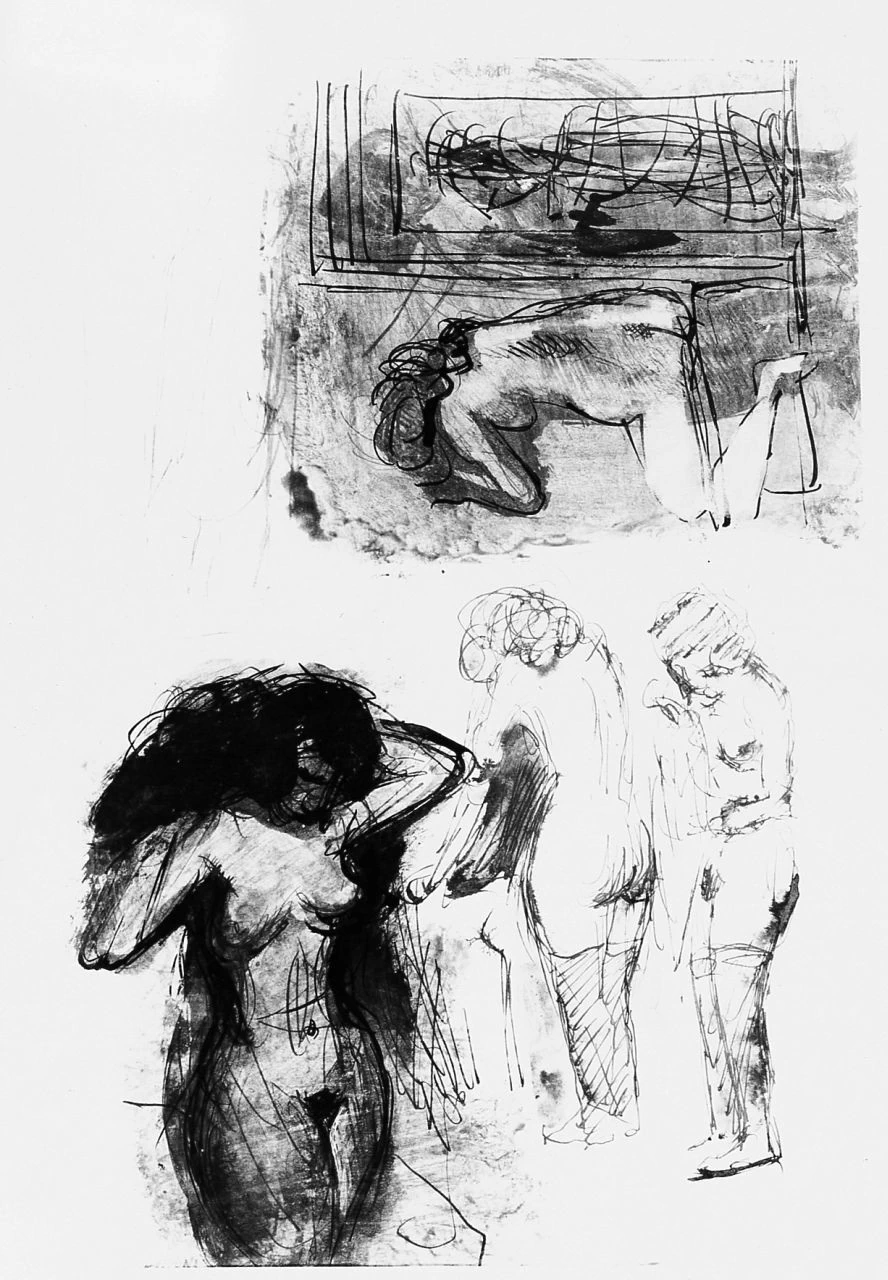  74-figure femminili nude-Gabinetto dei disegni-Uffizi-Firenze 